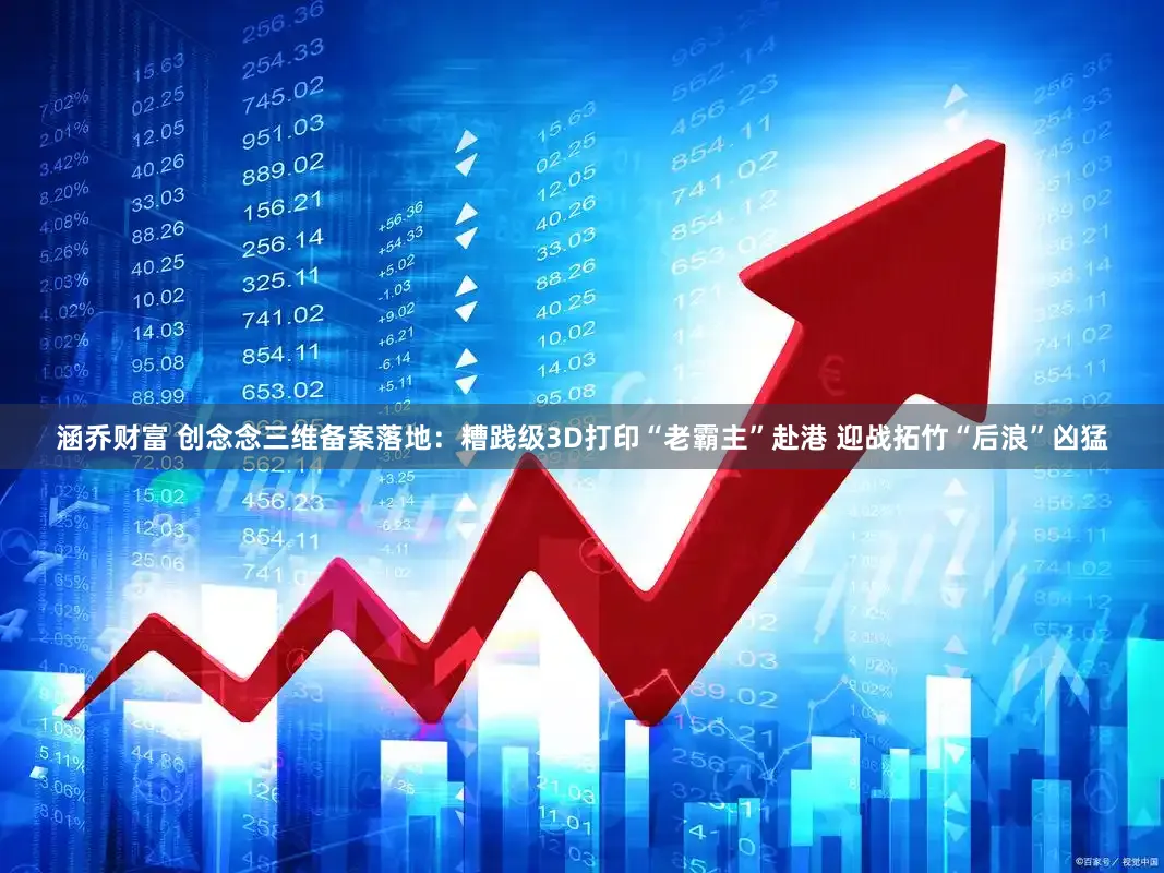 涵乔财富 创念念三维备案落地：糟践级3D打印“老霸主”赴港 迎战拓竹“后浪”凶猛