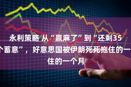 永利策略 从“赢麻了”到“还剩3554个蓄意”，好意思国被伊朗死死拖住的一个月
