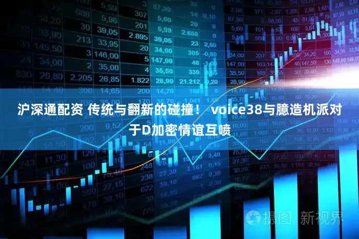 沪深通配资 传统与翻新的碰撞! voice38与臆造机派对于D加密情谊互喷