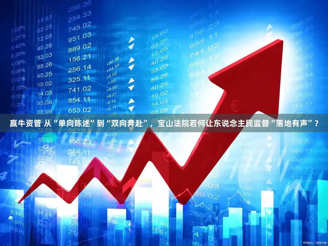 赢牛资管 从“单向陈述”到“双向奔赴”，宝山法院若何让东说念主民监督“落地有声”？